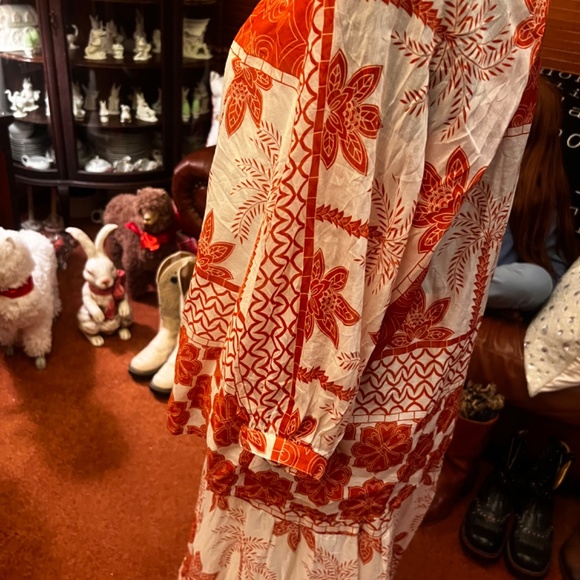 Johnny Was Jade Silk Pull-On Midi Skirt and Top Small - Picture 5 of 12